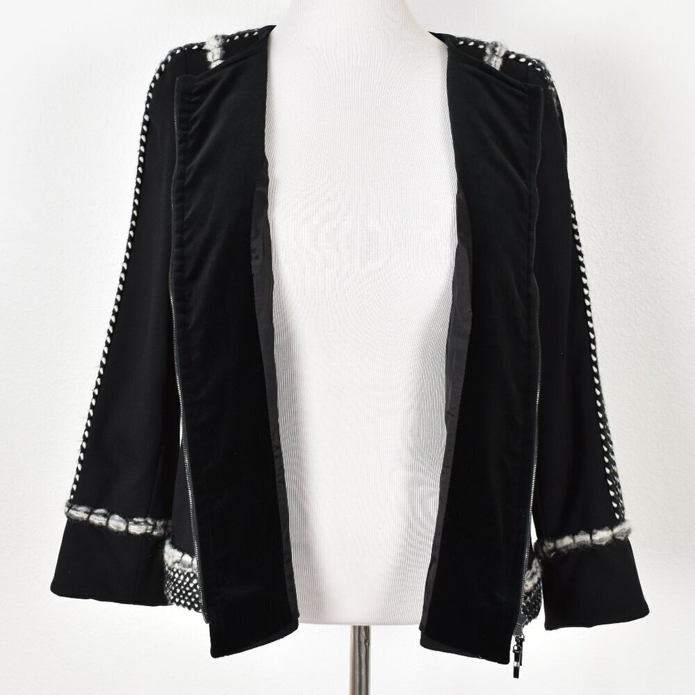Escada Jersey Jacket Blazer Black - 44 - Picture 9 of 12